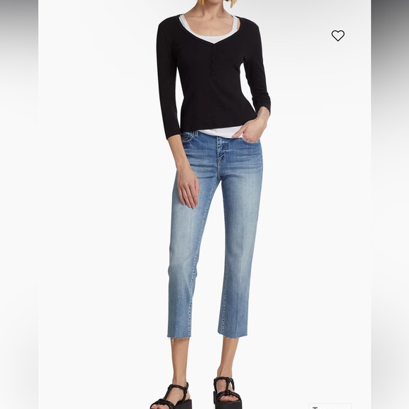 L’AGENCE Sada High-Rise Slim Crop Jeans size 28 - Picture 3 of 12